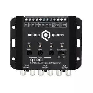 SoundQubed Q-LOC5 Active Line Out Converter 2-5 Channel - Picture 1 of 11