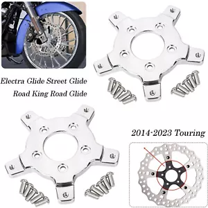 Enforcer Brake Rotor Adapter For Harley Touring 14-23 Electra Road Glide Chrome - Picture 1 of 10