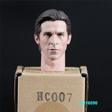 1:6 Christian Bale Batman Head Sculpt Carved For 12" Male Soldier Figure Body