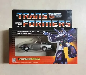 TRANSFORMERS G1 BLUESTREAK IN US MISB RARE! AUTOBOT CAR TOY ROBOT SILVERSTREAK - Picture 1 of 3