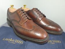 Loake 1880 'Chester' 11F  Chromexcel Brown Brogue Shoes Dainite Soles Brand New 