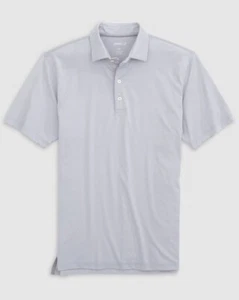 Camiseta polo Johnnie-O Birdie Performance lisa gris sello XL NUEVA CON ETIQUETAS - Imagen 1 de 8