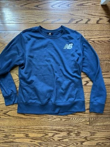 Vintage New Balance Logo Pullover Sweatshirt Trainer Men's L Size - Picture 1 of 4