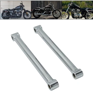 Chrome Lowering 8" Rigid Hardtail Struts Fit For Harley FLST FXST Sportster XL - Picture 1 of 14