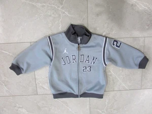 Nike Air Jordan Zip Up Track Jacket Toddler Size 2T Gray - Picture 1 of 7