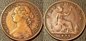 UK - Victoria - 1 Farthing 1879 Ttb ! Km# 753 - Picture 1 of 1