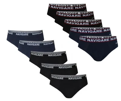 Slip Navigare Uomo in Cotone Bielastico Confezione 5 Pezzi, Art. 874/E - 824 - Immagine 1 di 4