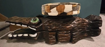 1960s Vintage Witco Alligator Stool Witco Mr. Alligator Wild Collection WITCO - Image 1 of 4