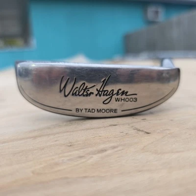 Walter Hagen WH003 By Tad Moore RH Nappa Style Blade Golf Putter - Image 1 of 4