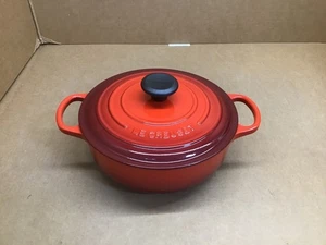 Le Creuset Enameled Cast Iron Signature Sauteuse Oven, 3.5 qt., Cerise - Picture 1 of 9