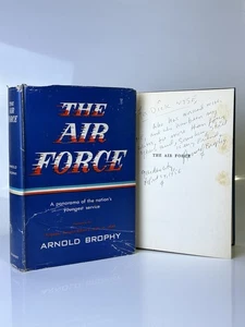 The Air Force By Arnold Brophy SIGNED Autograph HC Book - Picture 1 of 6