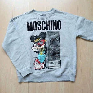 Sudadera H&M MOSCHINO Mickey Mouse M Gris - Imagen 1 de 12