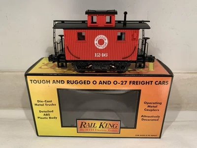 MTH (RAILKING SCALE) WESTERN MARYLAND BOBBER CABOOSE 30-7797! O GAUGE - Image 1 of 4