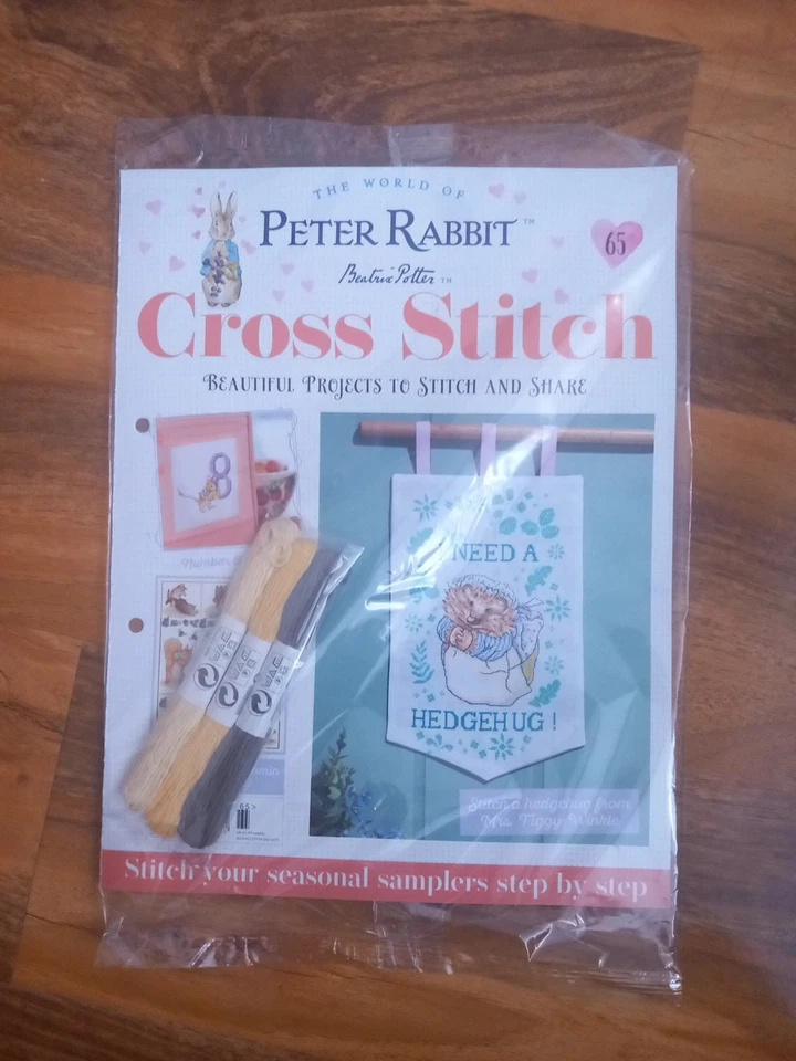 Beatrix Potter Peter Rabbit Cross Stitch Partworks,#65, FREE Thread To Continue  - Image 1 of 1