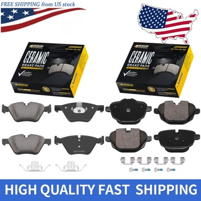 Front &Rear Ceramic Brake Pads fit 2011 2012 2013 2014-2016 BMW 528i 528i xDrive - Image 1 of 4