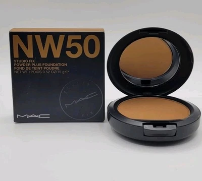 MAC Studio Fix Powder Plus Foundation - NW 50 - 0.52 oz / 15 g- AUTHENTIC.  - Image 1 of 4