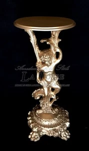 Telefontisch Säule Silikon Antik Aufsatz Engel Hure Gold Barock - Bild 1 von 1