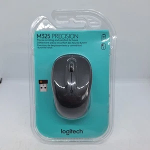 Logitech M325 Wireless Mouse.Portable.Precise. - Black, Blue - Picture 1 of 2