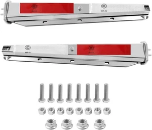 Semi Truck Straight Spring Loaded Mud Flap Hanger Stainless Steel RH & LH 1.125" - Picture 1 of 6