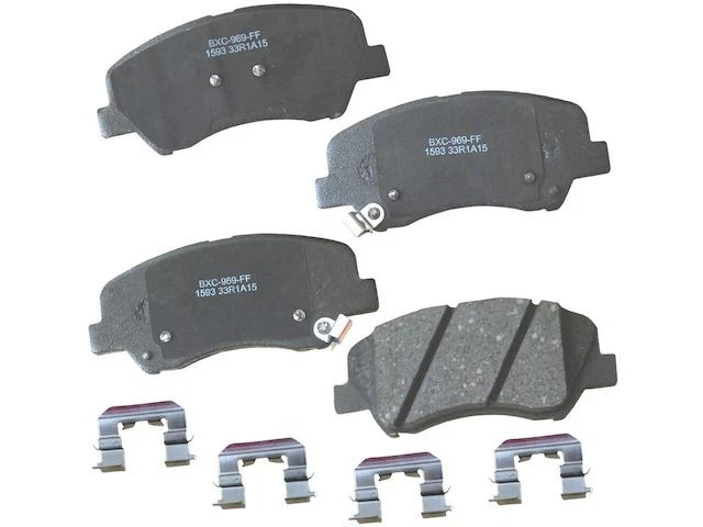 Juego de pastillas de freno delanteras 62TDVD31 para Hyundai Accent 2012 2013 2014 2015 2016 2017 Foto 1 de 1