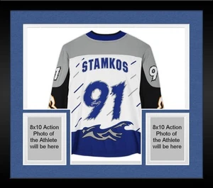 Framed Steven Stamkos Lightning Signed 2022-23 Special Edition Breakaway Jersey - Picture 1 of 5