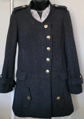 BCBGeneration Women Coat Dark Grey Size XXS 26% Wool - Image 1 of 4