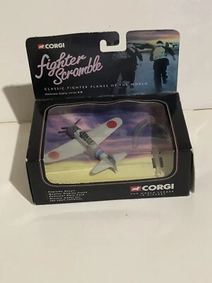 Corgi Fighter Scramble CS90018 Mitsubishi Zero Pearl Harbour Diecast Damaged Box - Image 1 of 4