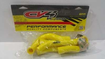 CV4 Performance Radiator Hose Kit Yellow Silicone Hoses SFSMBC248Y Honda CRF250R - Image 1 of 3
