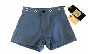 Womens Rag & Bone Denim Shorts Slim-Fit High-Rise Shorts Powder blue $245 New -G - Picture 1 of 9