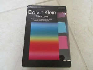 NEW Calvin Klein Pride 3 pack Cotton Stretch Thong, Jock Strap, Sports Brief L - Picture 1 of 6