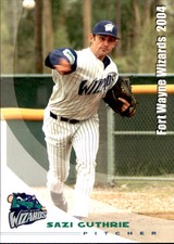 2004 Fort Wayne Wizards Grandstand #10 Sazi Guthrie Belfast Maine Baseball Card