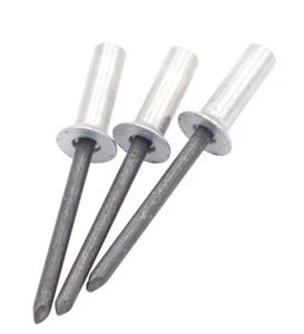 100pcs Aluminum Countersunk Head  End Sealed Blind Water Air Tightness Rivets - Picture 1 of 2