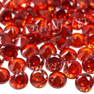 Natürlicher Padparadscha Saphir 1,40 mm Rundschliff Edelstein 1000 Stck. Posten - Bild 1 von 7