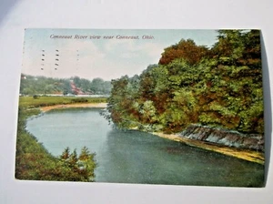 Conneaut River View in der Nähe von Conneaut Ohio veröffentlicht 1909 Postkarte - Bild 1 von 2
