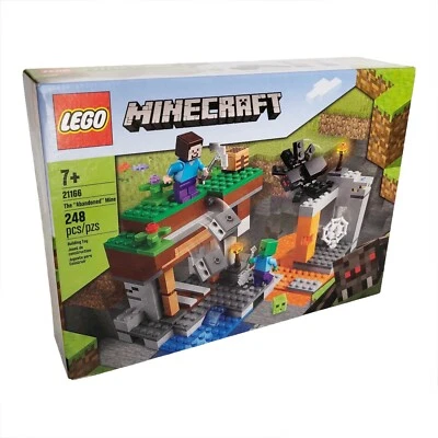 LEGO 21166 Minecraft The Abandoned Mine Building Toy, Zombie Cave New Great Gift - Image 1 of 4
