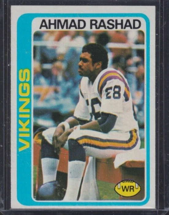 1978 Topps #125 Ahmad Rashad - Minnesota Vikings - 547 - 🔥🏈🔥 - Image 1 of 1