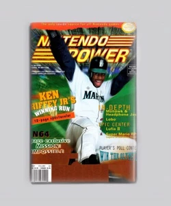 KEN GRIFFEY JR WINNING RUN NINTENDO POWER - 2"x3" FRIDGE MAGNET (magazine n64) - Imagen 1 de 3