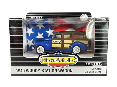 #2517 Ertl 1940 Woody Station Wagon 'Wilson's Country Inn' ~NRFB 1:43 O Scale - Image 1 of 4