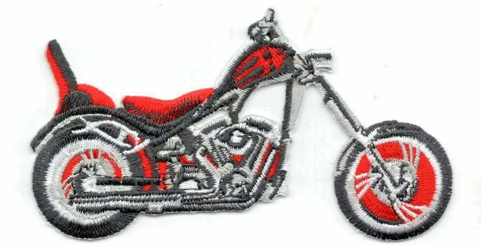 MOTORCYCLE Iron On Patch Vehicles - Image 1 of 1