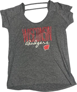NCAA Wisconsin Badgers Women’s T-Shirt Dry Fit Large 12/14 - Picture 1 of 2