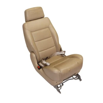 Sedile IN Pelle Posteriore Centrale 2. Fila Ford Galaxy I Monoposto Forati Beige - Image 1 of 4