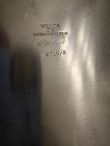 Wilcox Intrntl Silver Co. Large Silver Plate Butler Tray "Rochelle" #2718/2