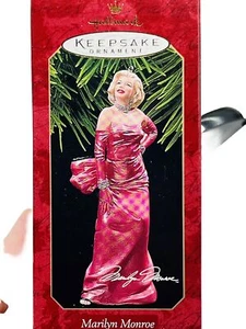 Abito da sera Hallmark Marilyn Monroe ornamento natalizio rosa glamour 1997 - Foto 1 di 3