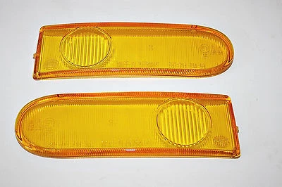 PORSCHE 993 AUDI 80 RS SET YELLOW FOG LIGHT LENSES BRAND NEW  HELLA Foto 1 de 4