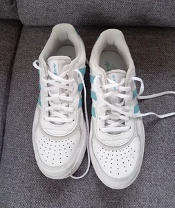adidas Continental Sneaker, Turnschuhe, cremeweiß, Streifen petrol/grün, 40 2/3 - Bild 1 von 5