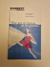 RAMBERT DANCE COMPANY THE ART OF DANCE AT ITS PUREST 