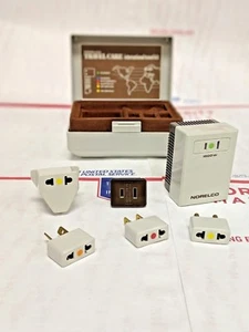Norelco Vintage Travel Kit 6 Adapters for Hotels Vacation Trip International - Bild 1 von 7