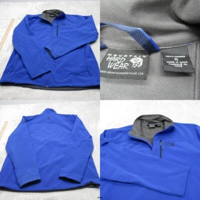 Jaqueta Mountain Hardwear Masculina XL Azul Royal Carenagem Bolsos Macios Zíper Completo - Imagem 1 de 4