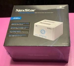 Vantec NexStar NST-D400S3 USB 3.0 Dual Bay SATA Hard Drive Dock - New in Box - Picture 1 of 4