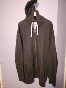 NWOT Ralph Lauren Polo Heavy Full Zip Gray Hoodie - Men's 3XLT - NICE! - Picture 1 of 6